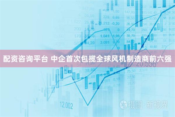 配资咨询平台 中企首次包揽全球风机制造商前六强